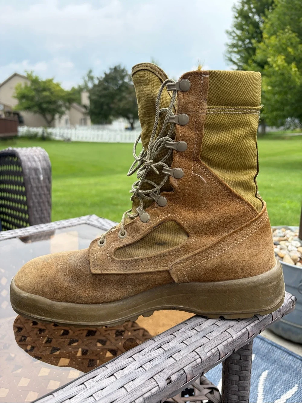 Men's Belleville 8” 500 USMC Waterproof Combat Boots